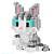 3D-конструктор Кот серый XINZ 3D8302